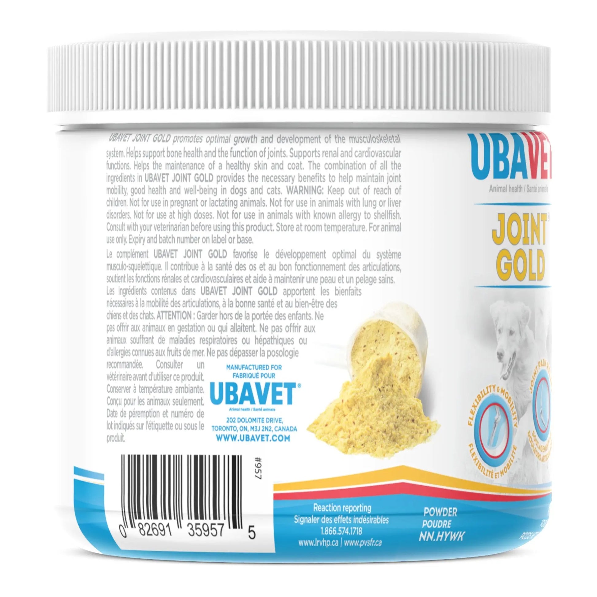 UBAVET Joint Gold Joint Care Powder for Dogs & Cats – 8.8 oz (250g) American Pet Supplies