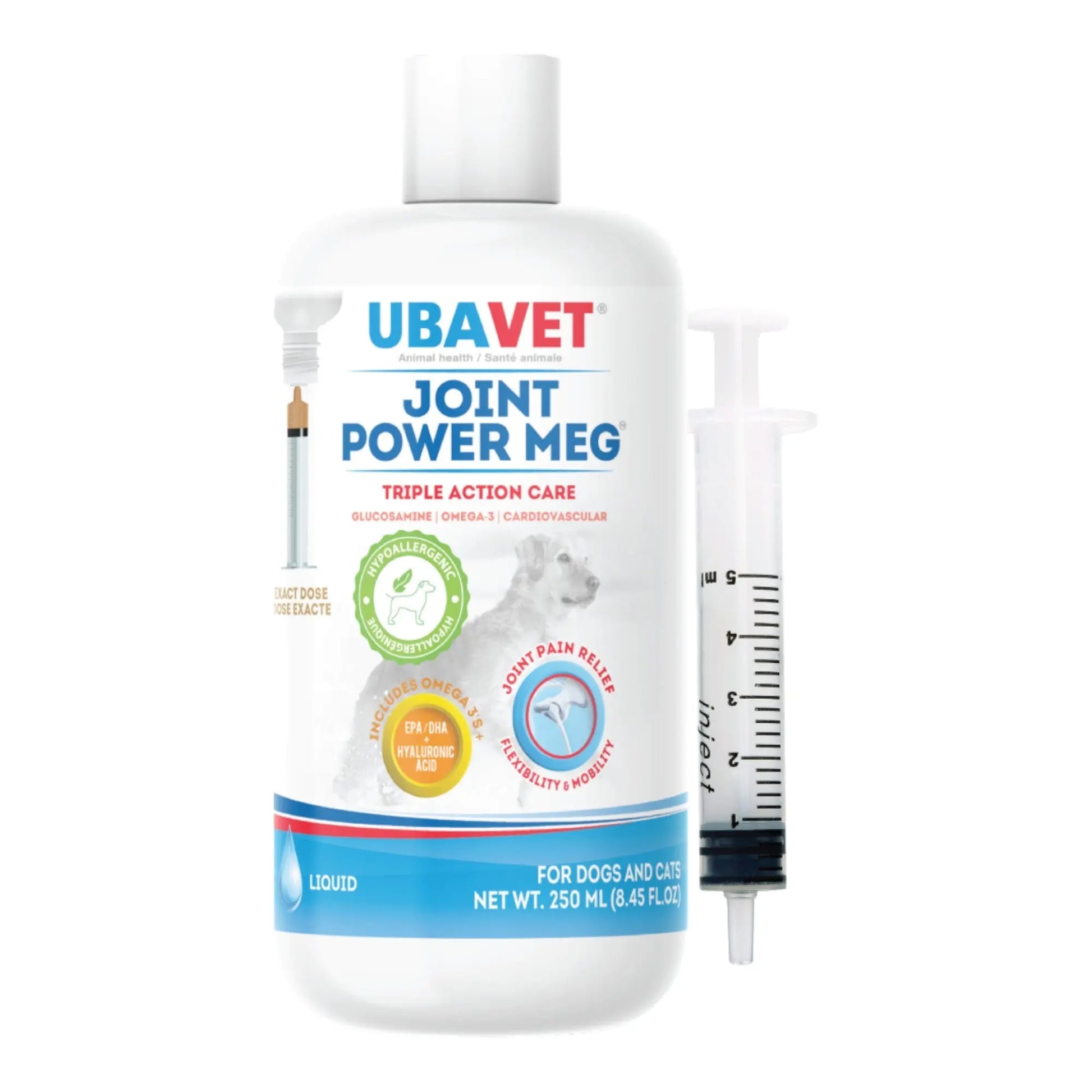UBAVET Joint Power MEG Maximum Joint Care Liquid for Cats and Dogs American Pet Supplies