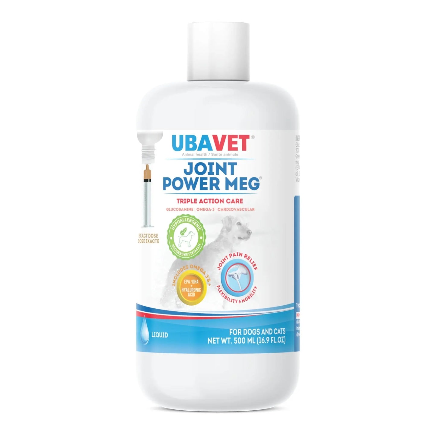 UBAVET Joint Power MEG Maximum Joint Care Liquid for Cats and Dogs American Pet Supplies