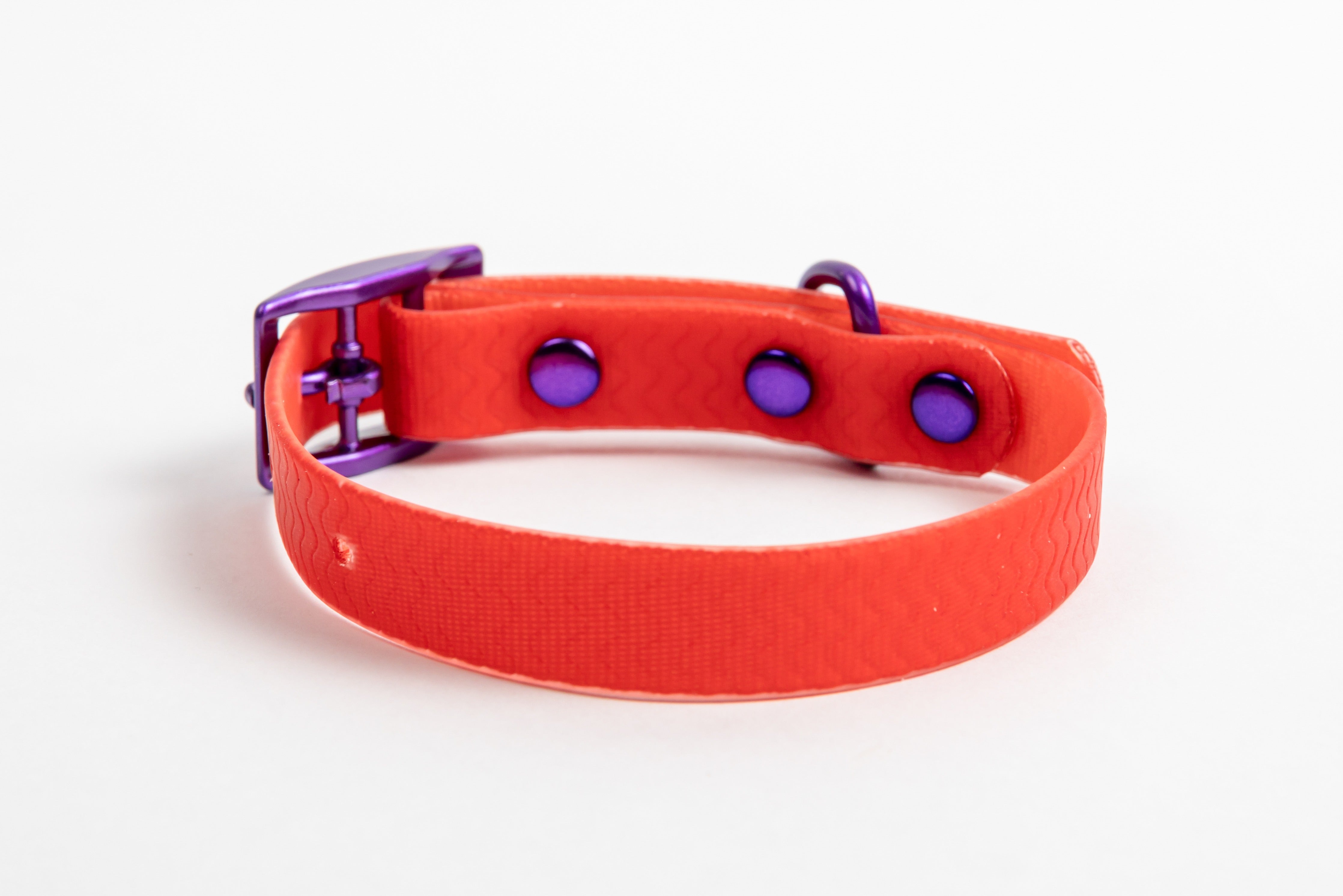 Red Jelly Collar - Waterproof Collar For Small Dogs