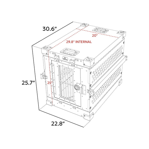 Heavy Duty Collapsible Dog Crate – Small