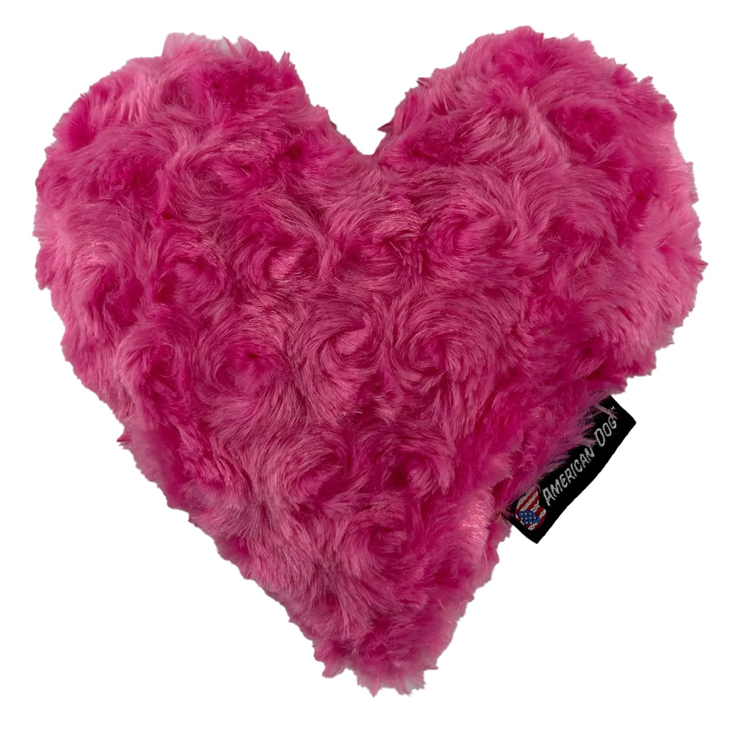 LUCKY DOG $7 Pink Heart Plushie American Dog