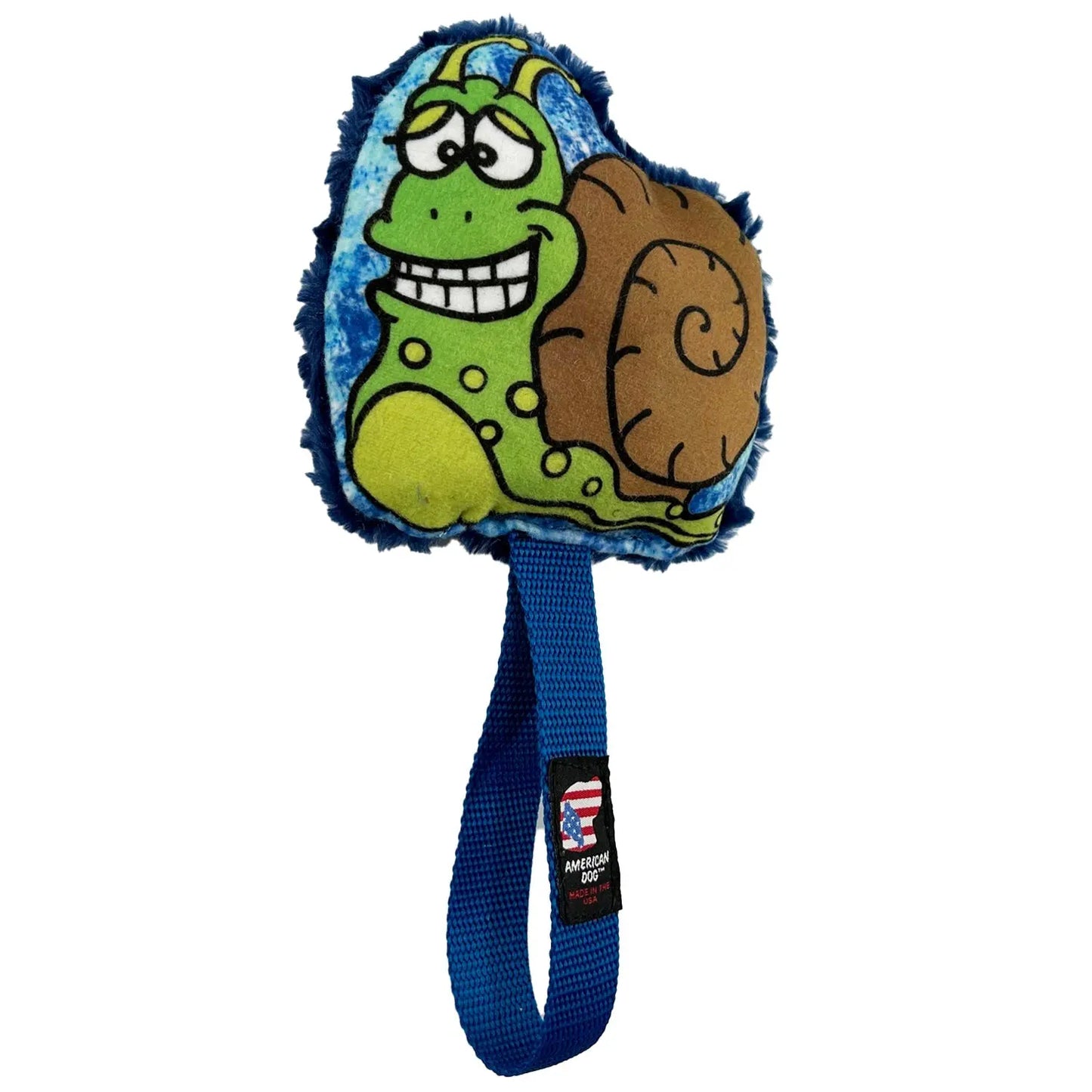 LUCKY DOG $7 Snail Tug Plushie American Dog