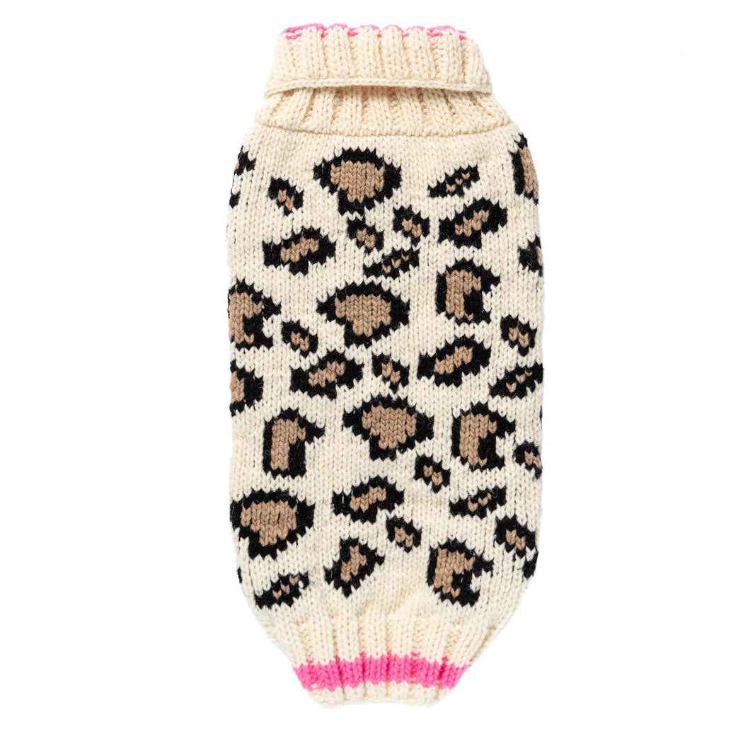 Leopard Print Dog Sweater