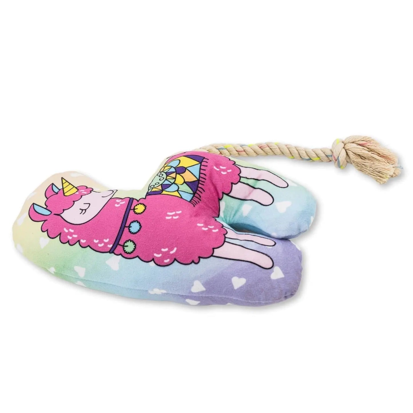 Magical Llama Plush Dog Toy – with Squeaker & Crinkle Paper for Fun Play American Pet Supplies