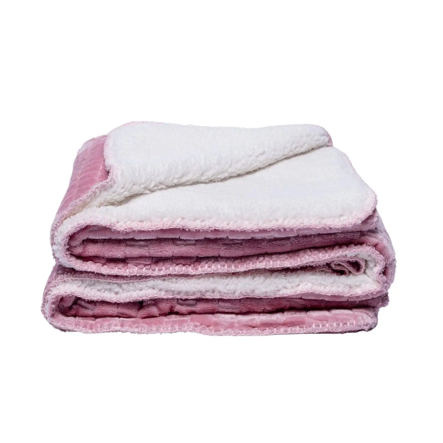 Family Textured Luxury Sherpa Pet Blanket (50" x 60") American Pet Supplies