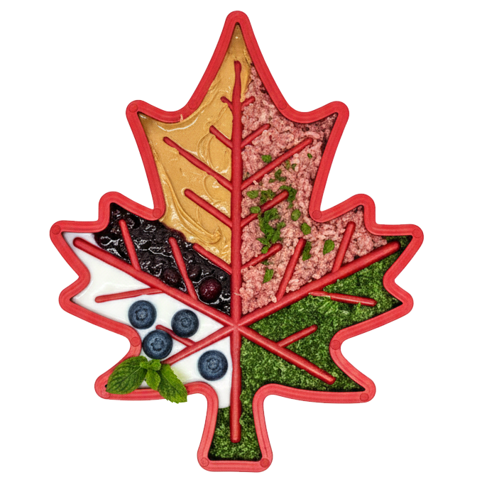 Canadian Maple Leaf Nylon Dog Chew Toy - Durable & USA Made