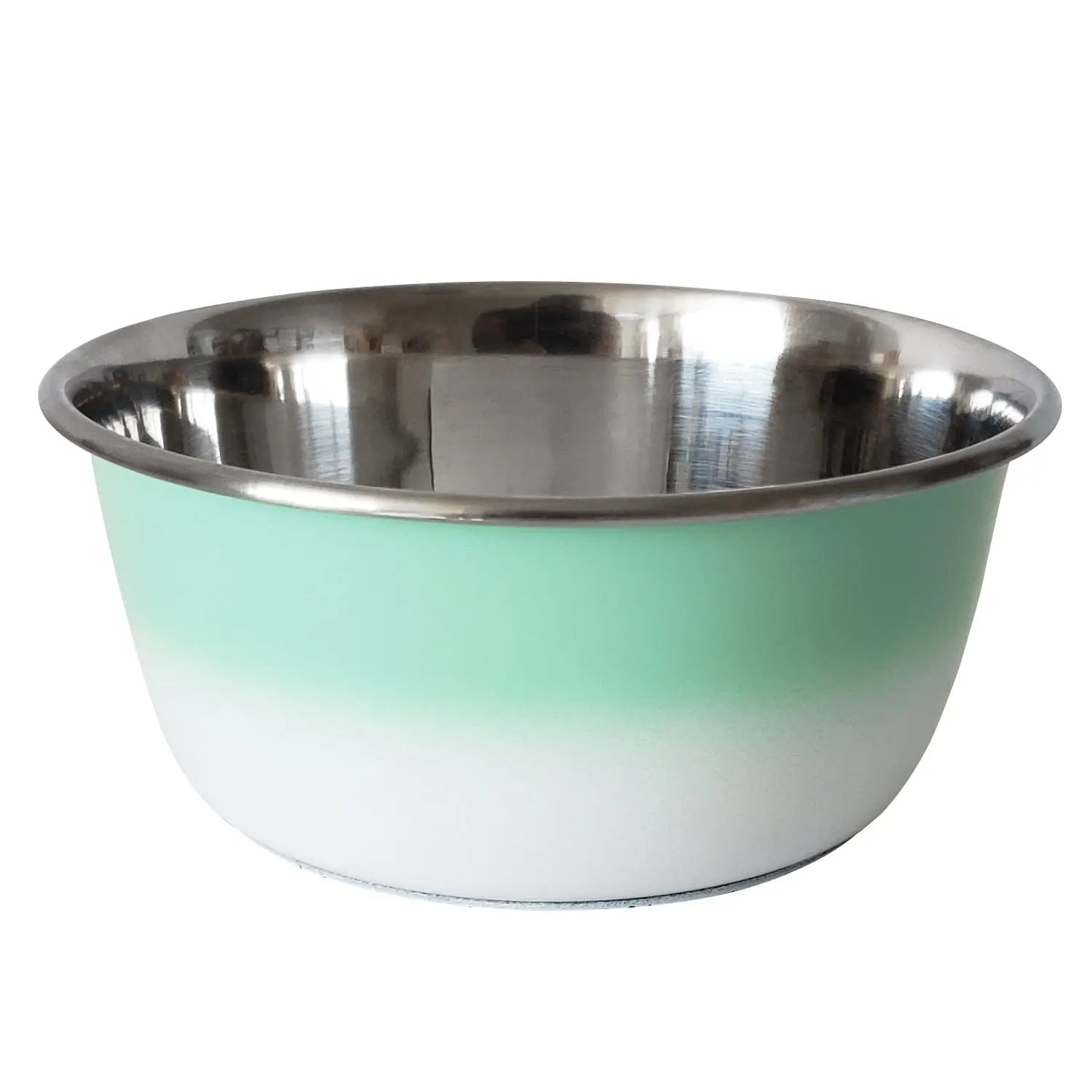 Deep Dog Bowl – Stainless Steel Bowl, Ideal for Small, Medium & Large Dogs – Mint Green American Pet Supplies
