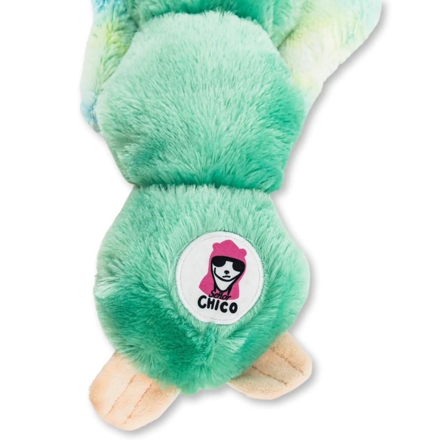 Mystical Mint Winged Sloth Plush Dog Toy – with Squeaker & Crinkle Paper for Fun Play American Pet Supplies