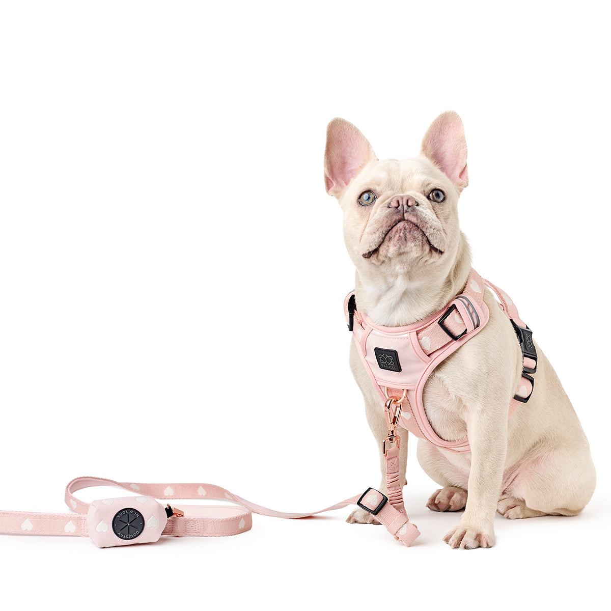 The NoMad Adjustable Luxe Harness - Sweetheart