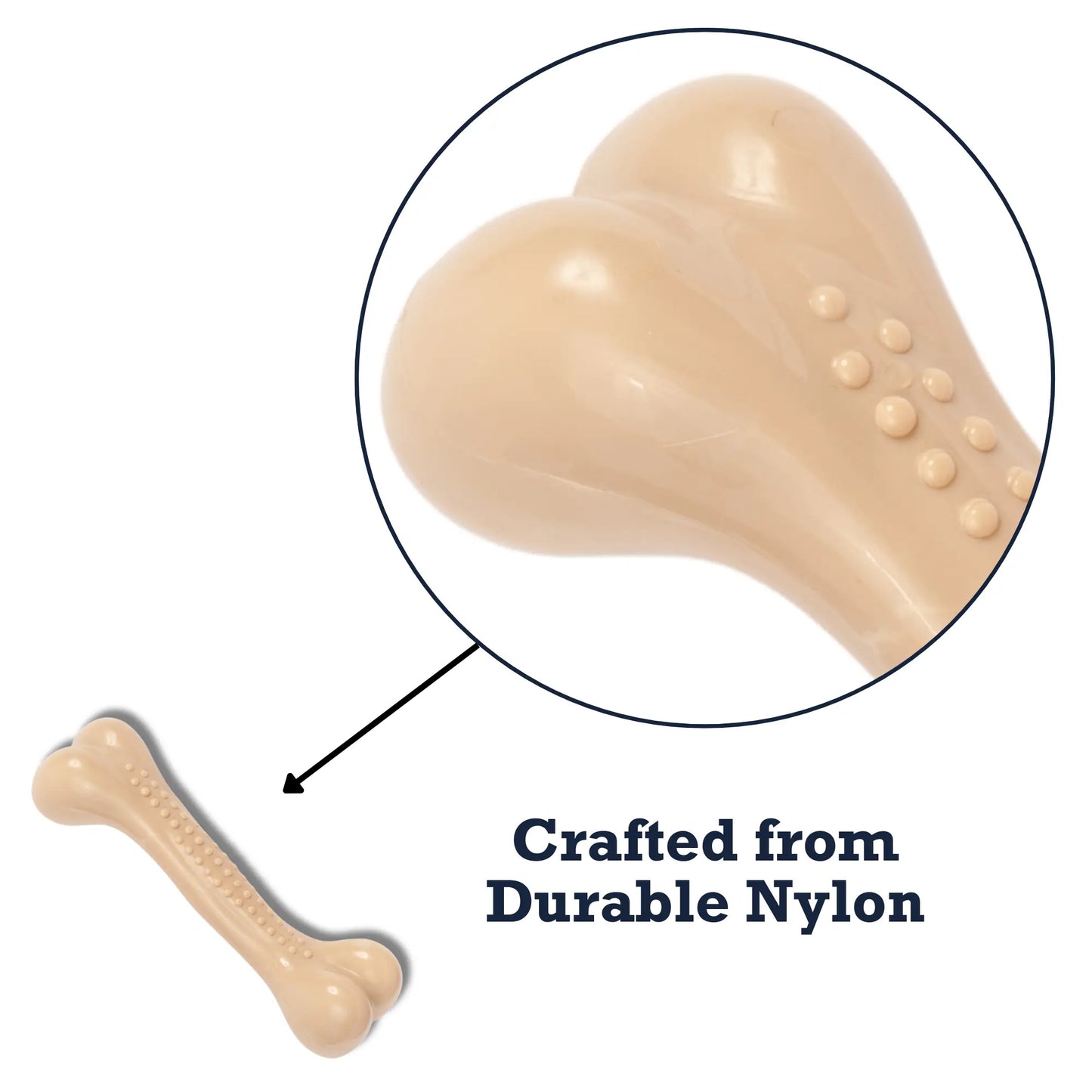 Country Living Nylon Chew Bone Toy for Dogs (Chicken-Flavored), Ideal for Heavy Chewers American Pet Supplies