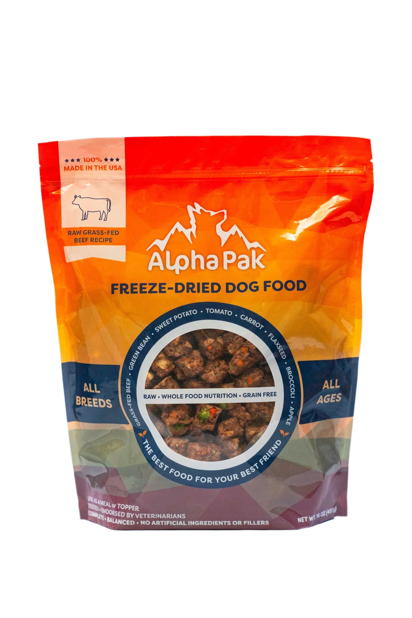 PREMIUM RAW FREEZE DRIED DOG FOOD Alpha Pak