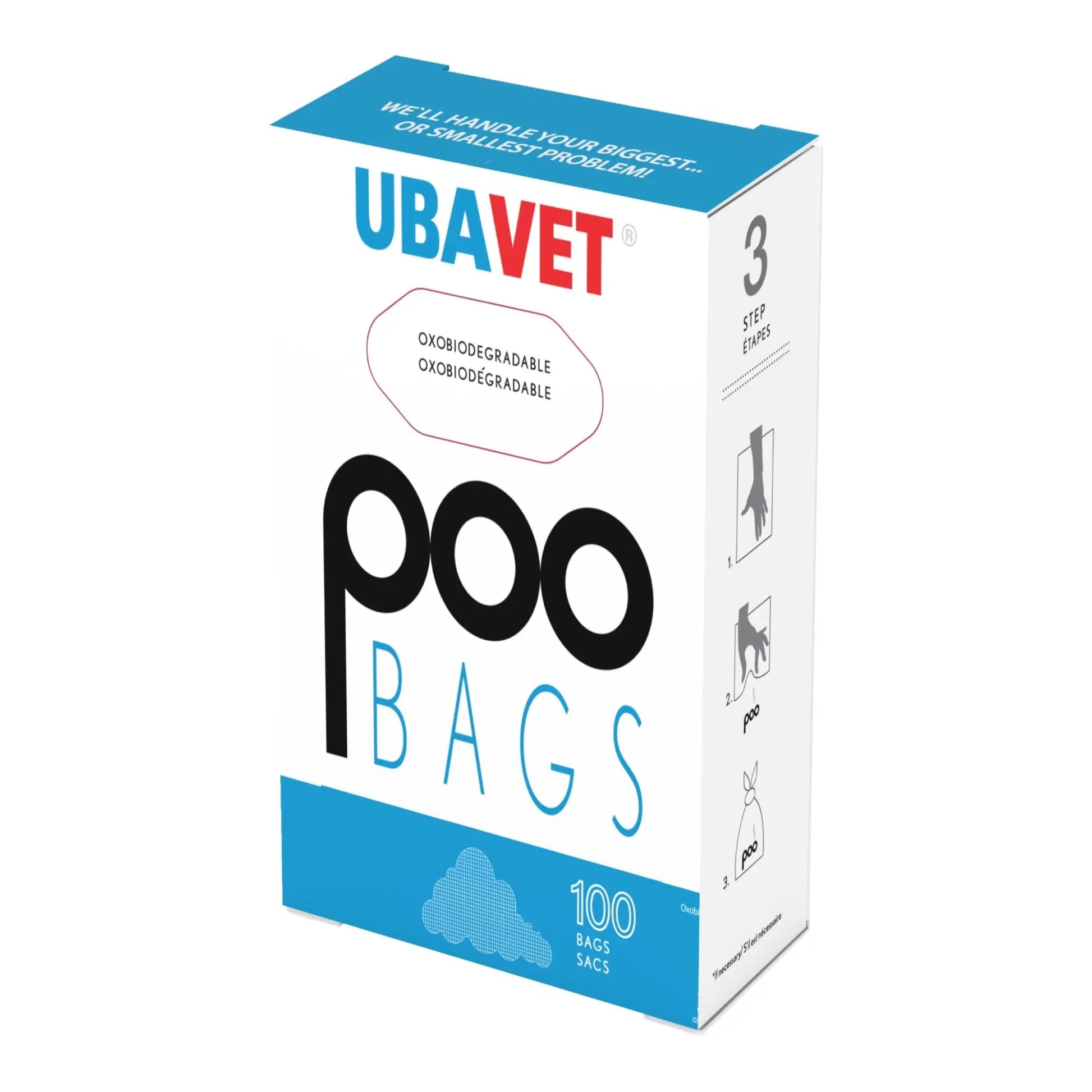 UBAVET DOO Extra-Long Durable Waste Bags for Dogs & Cats – (100-Pack) American Pet Supplies