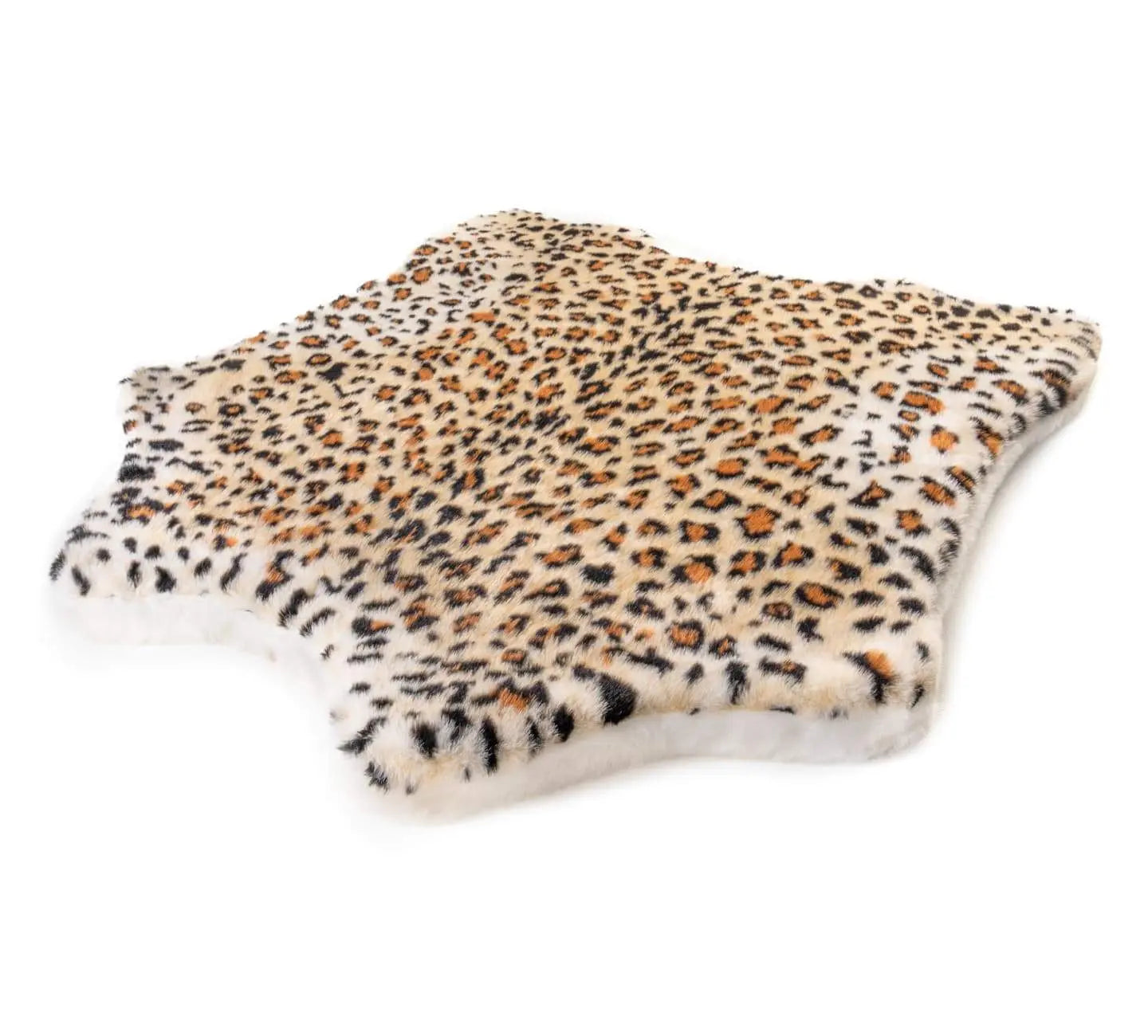 PupRug™ Animal Print Memory Foam Dog Bed - Cheetah Faux Print Paw.com