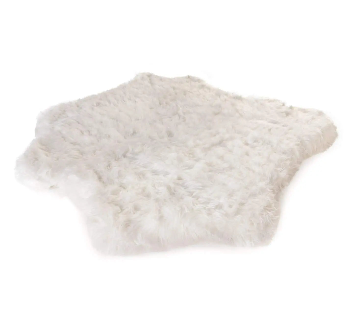 PupRug™ Animal Print Memory Foam Dog Bed - Polar Bear Faux Hide Paw.com