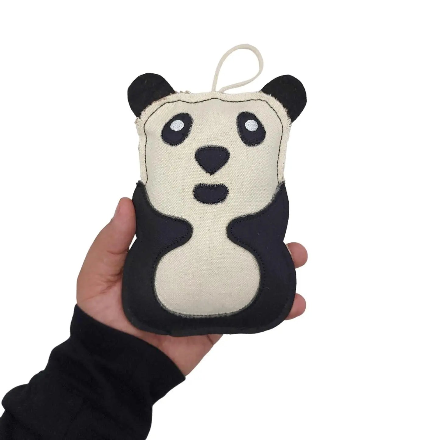Canvas & Jute Panda-Shaped Dog Chew Toy – Durable, Safe and Non-Toxic American Pet Supplies