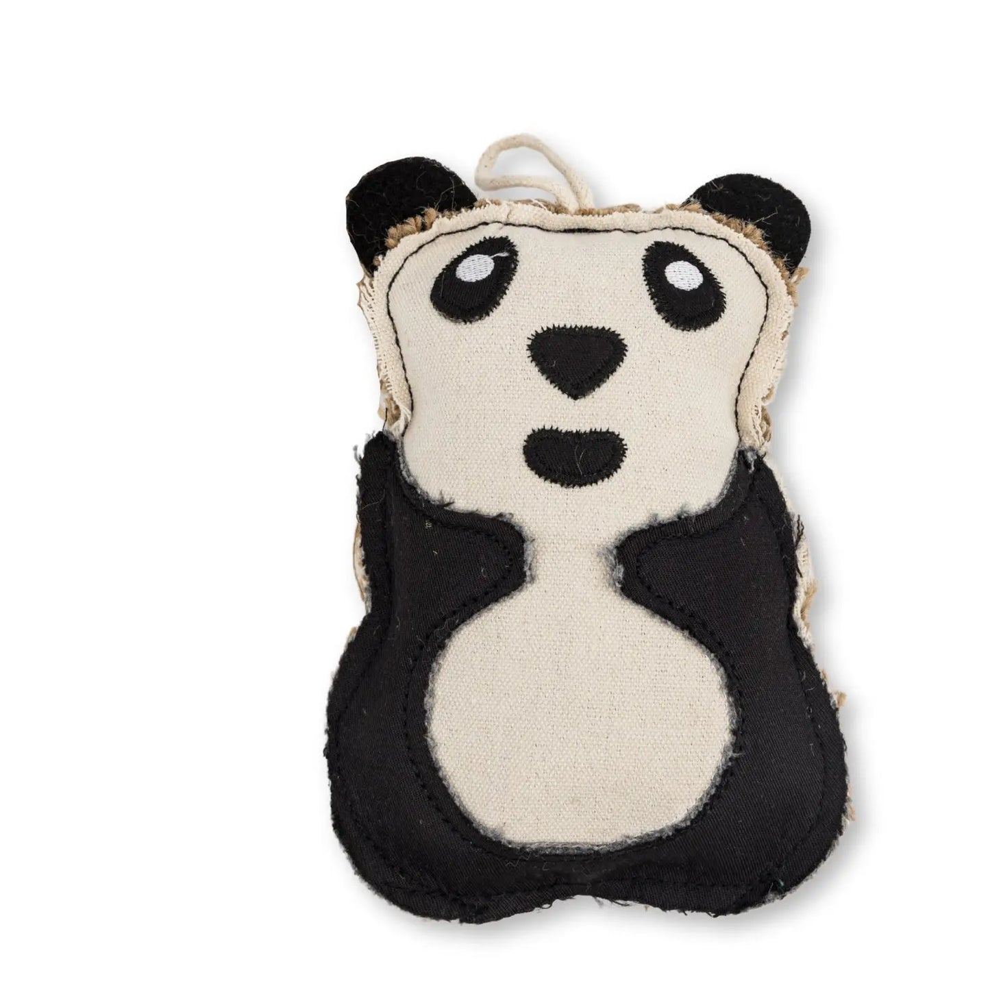 Canvas & Jute Panda-Shaped Dog Chew Toy – Durable, Safe and Non-Toxic American Pet Supplies
