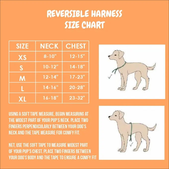 Lumbersnack Reversible Harness Pawmigo