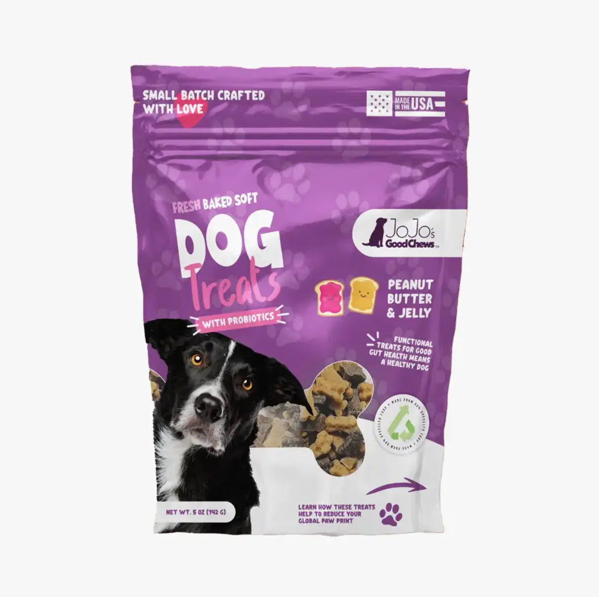 JoJo Good Chews Peanut Butter & Jelly Soft Chew Dog Treats American Pet Supplies