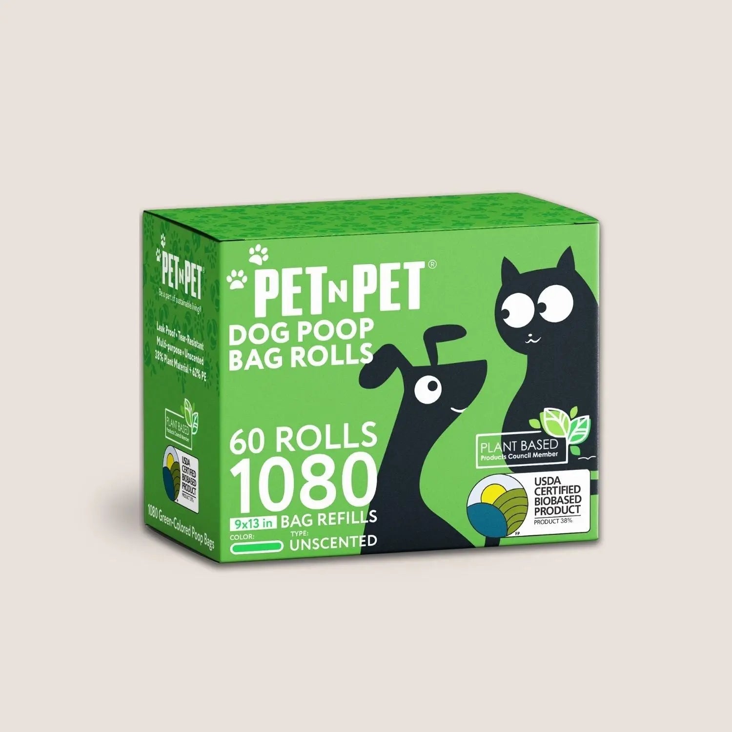 41% Plant-based Poop Bags - K9 Outdoors