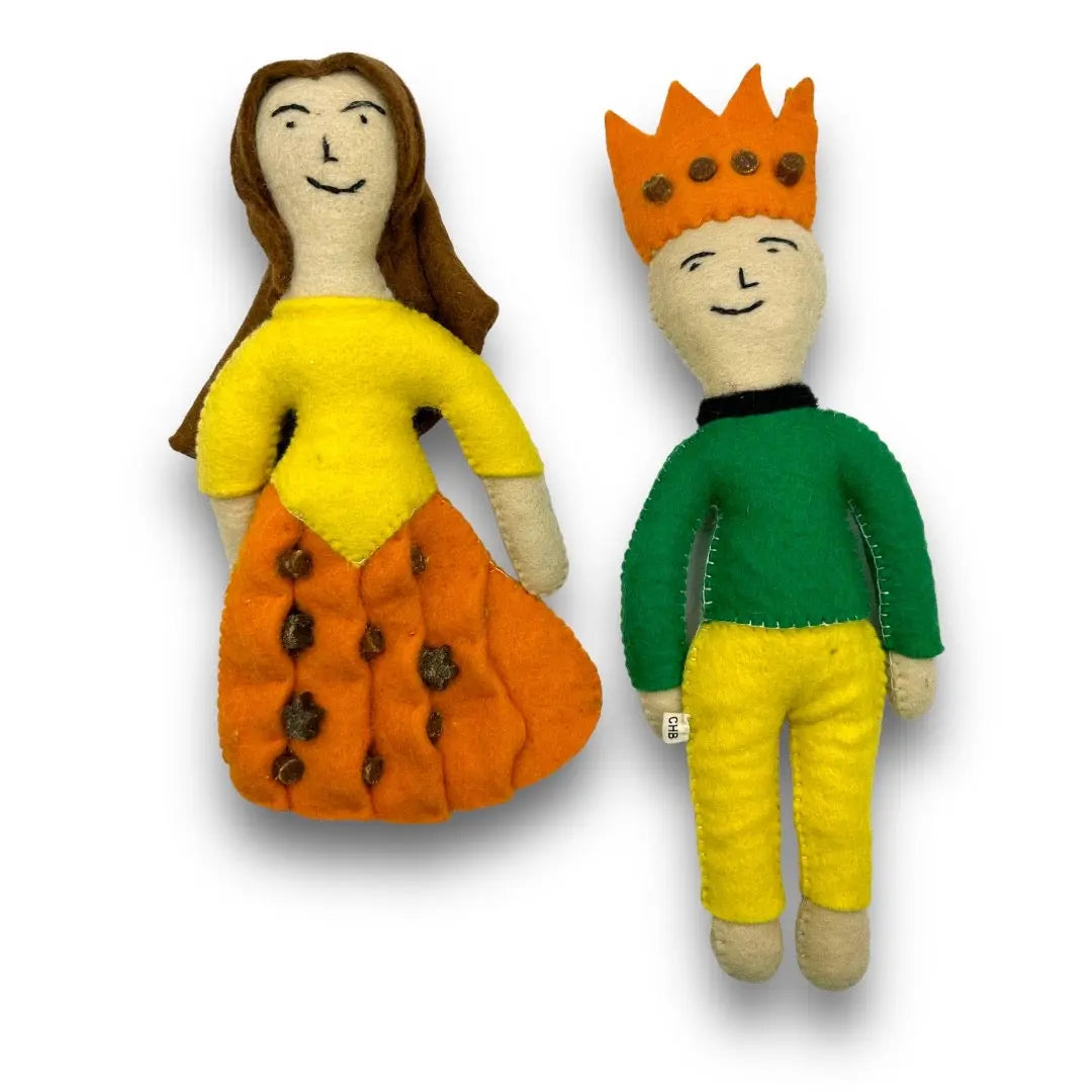 Prince and Princess Felt Dog Toys - K9 Outdoors
