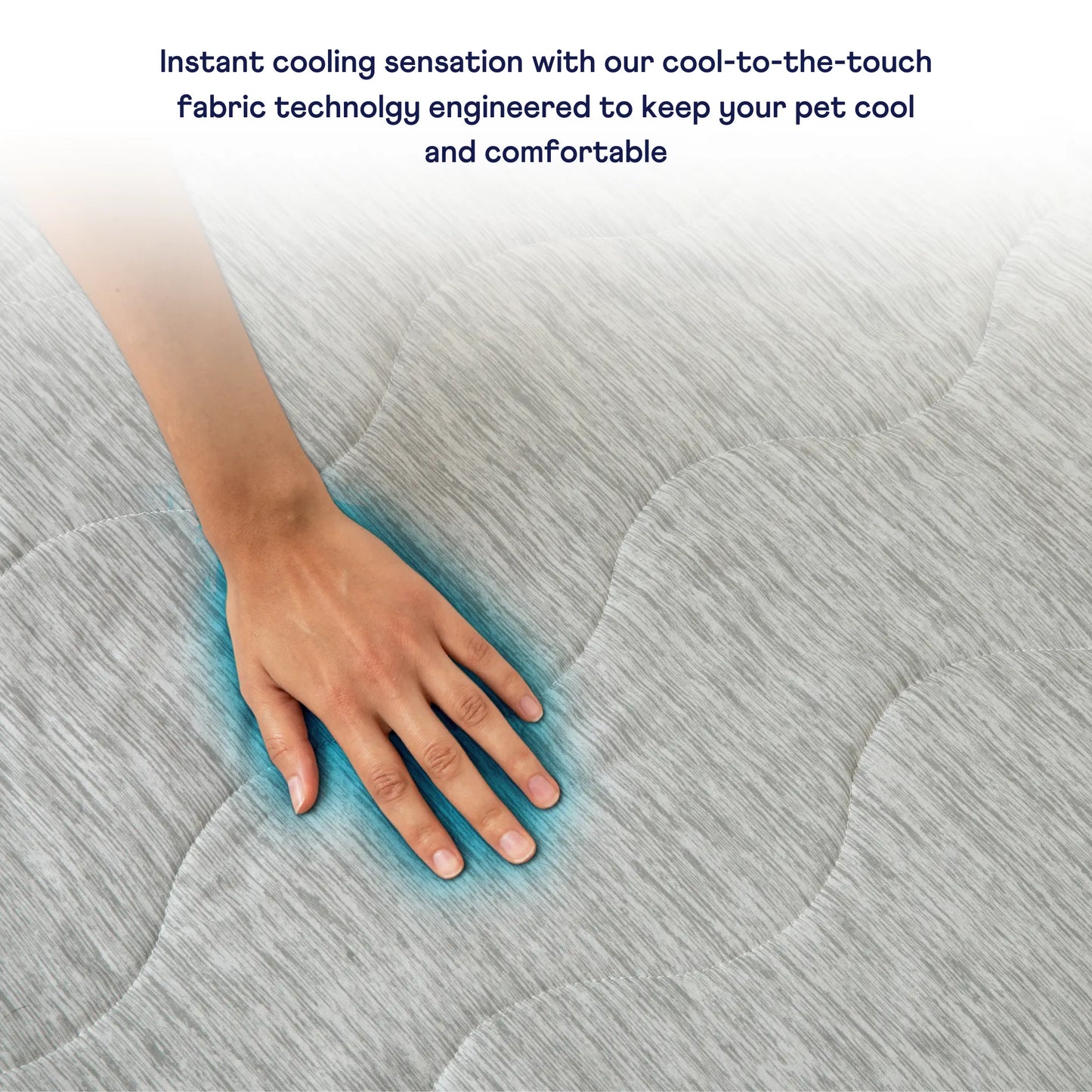 PupChill™ Cooling Waterproof Runner Blanket - Arctic Grey Paw.com