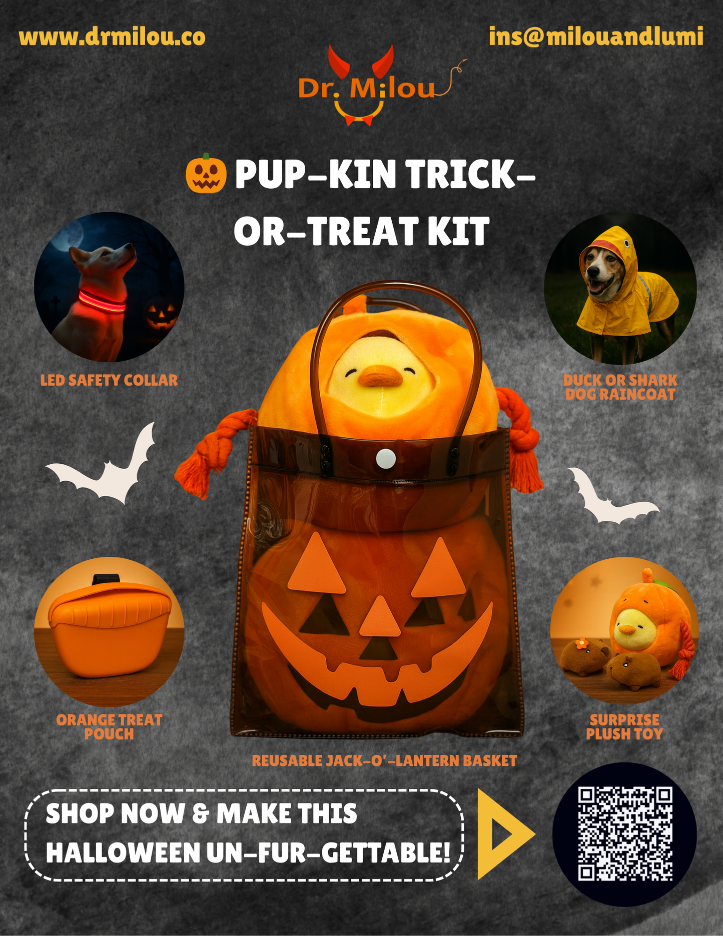 š Pup-kin Trick-or-Treat Kit by Milou & Lumi⢠Dr. Milou