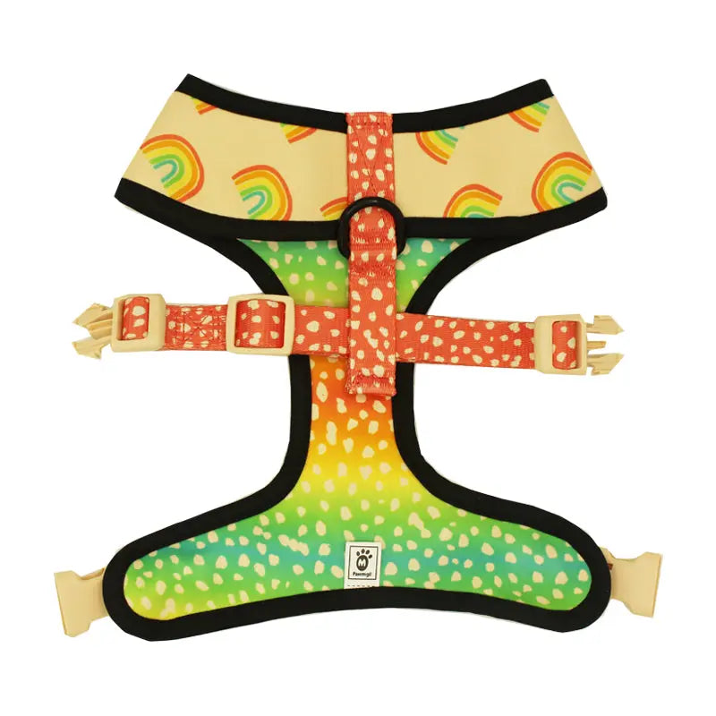 Chasing Rainbows Reversible Harness Pawmigo