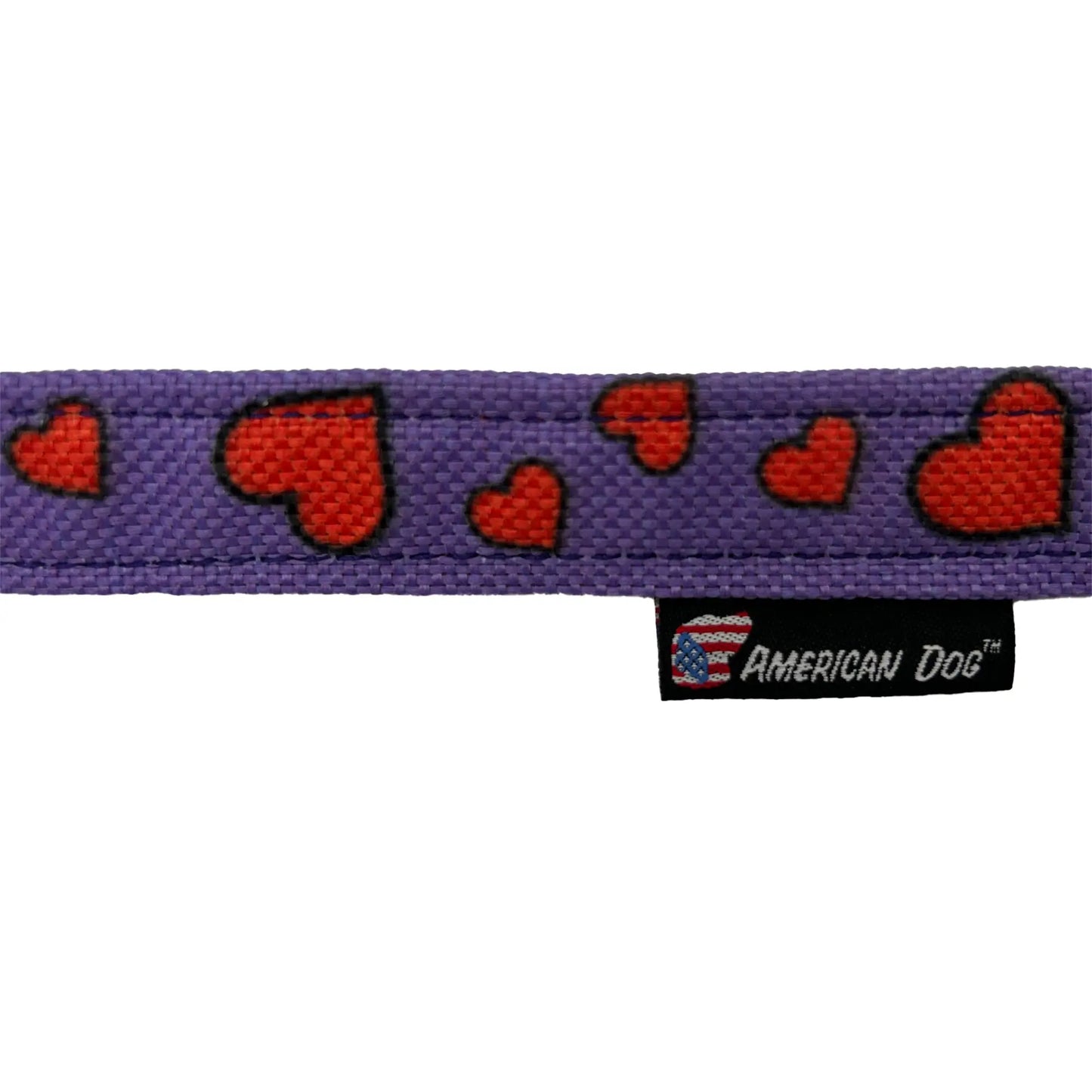 Leashes. Ballistic Solids or Design Prints American Dog