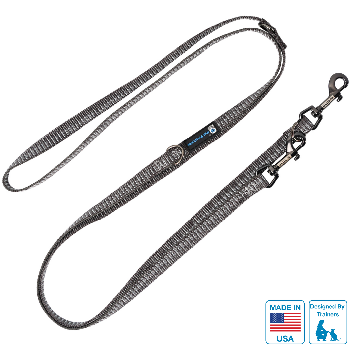 Reflective Multi-Function Leash Blue-9 Pet Products