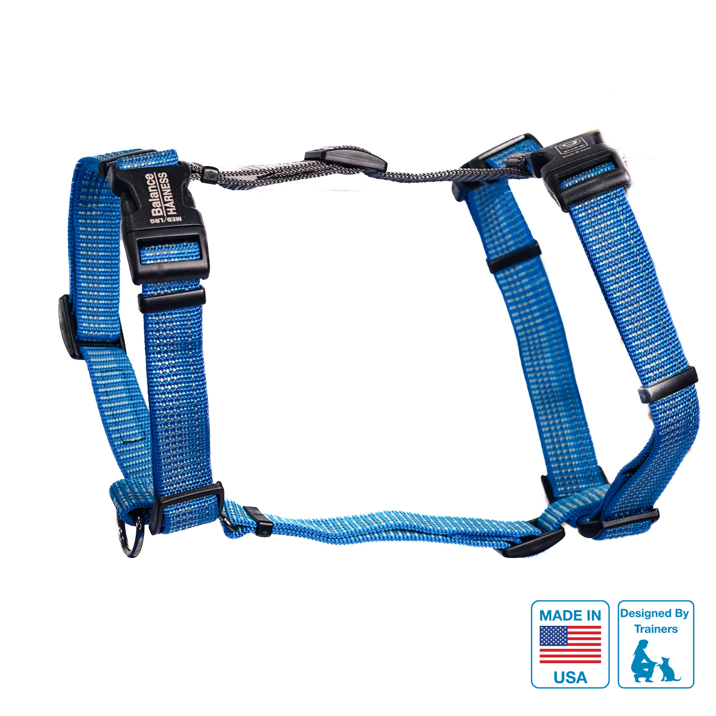 Reflective Balance Harness Blue-9 Pet Products
