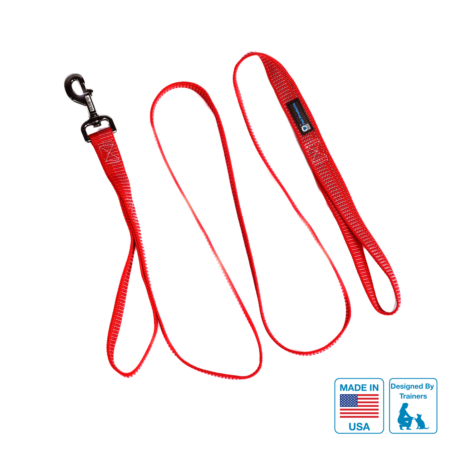 Reflective 6' Leash Blue-9 Pet Products