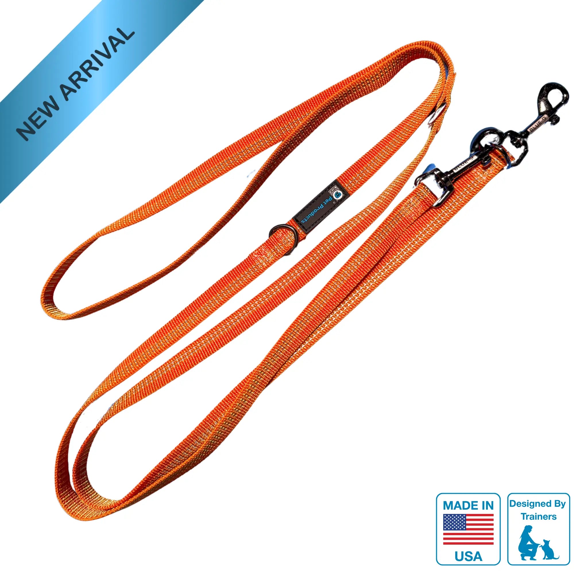 Reflective Multi-Function Leash Blue-9 Pet Products