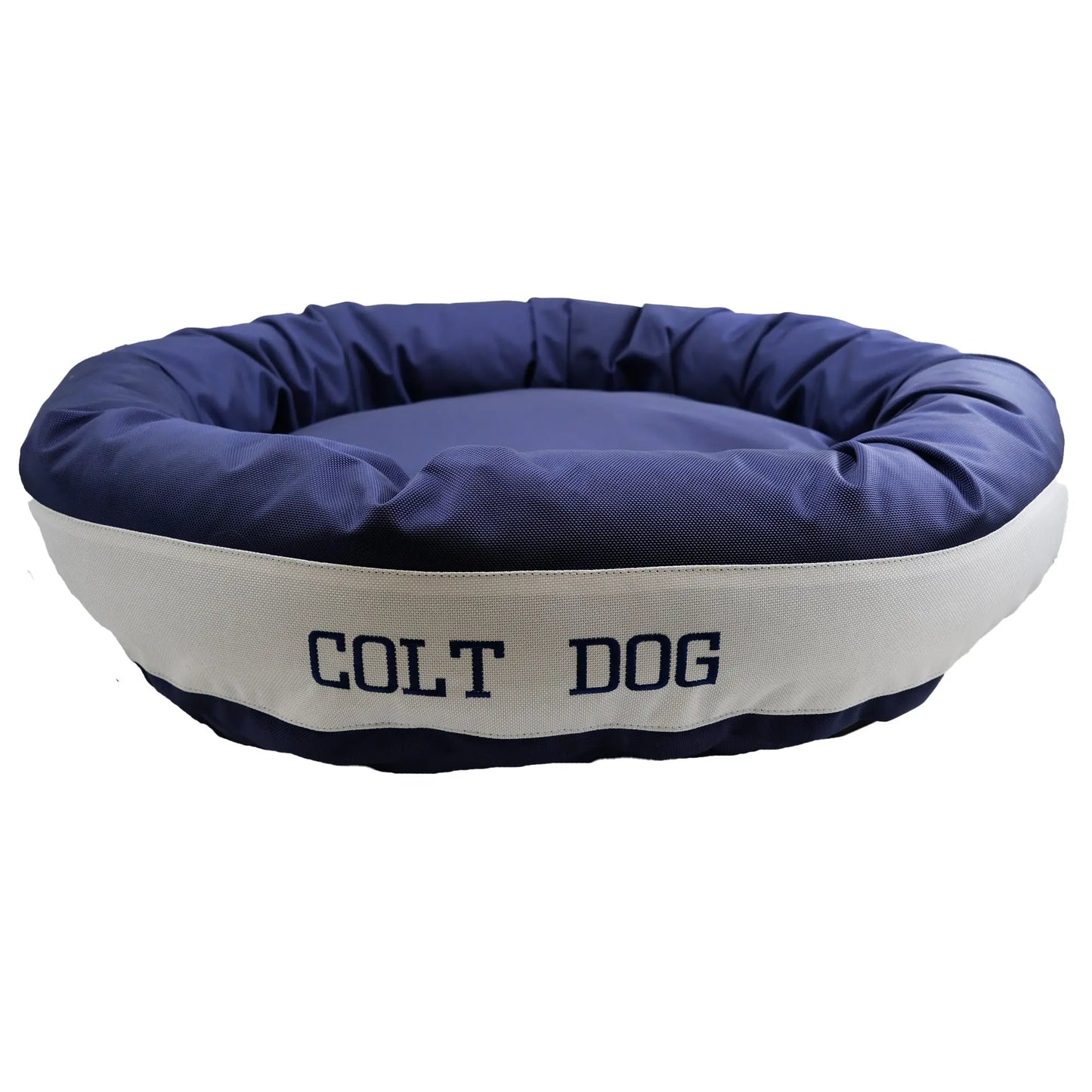Dog Bed Round Bolster Armor Football American Dog