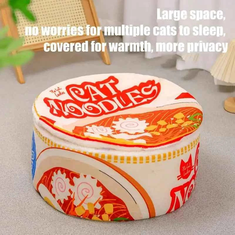 Noodle Shape Cat House Soft Sofa Noodle Nest House Creative Pet Kennel With Cover For Indoor Small Medium Large Cats