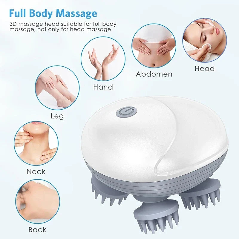 Electric Scalp Massager Device