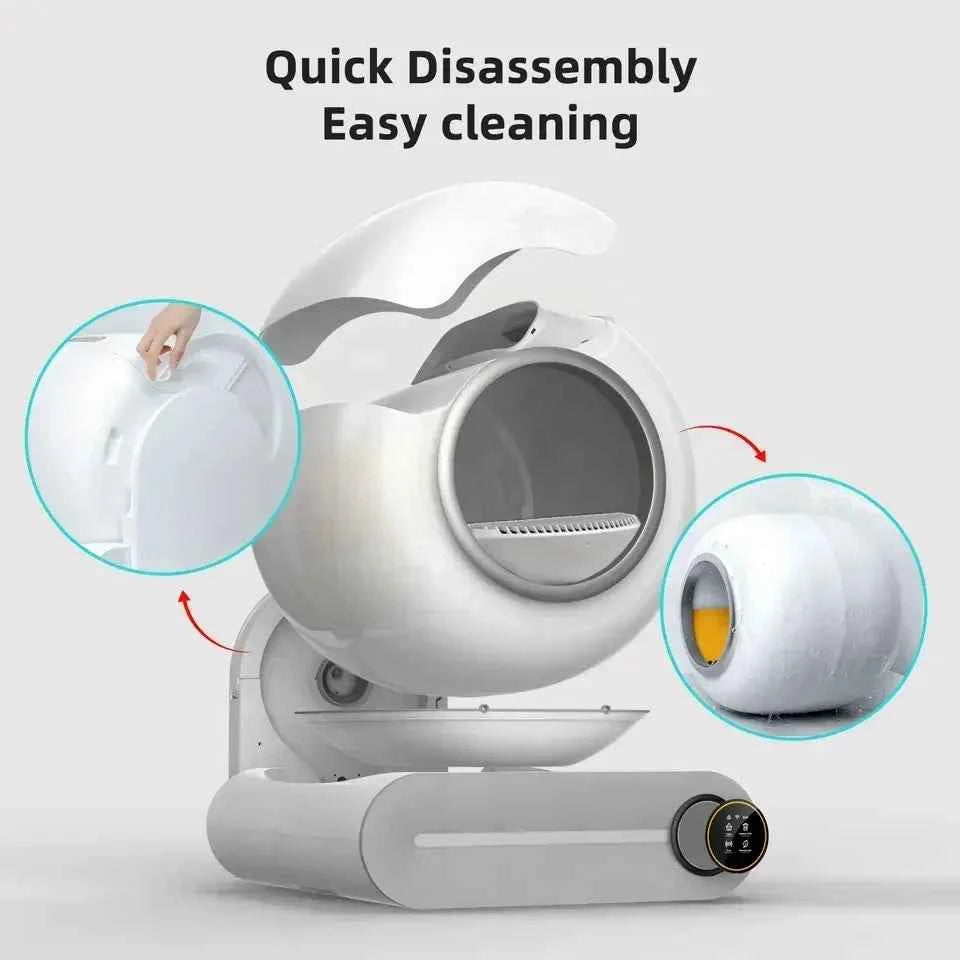 Tonepie Automatic Self Cleaning Cat Litter Box - 65L App Control
