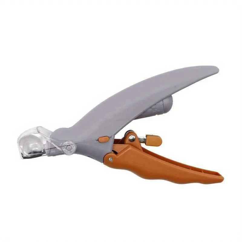 Pet Nail Clipper with LED Light and Nail Collector - Steel Blades