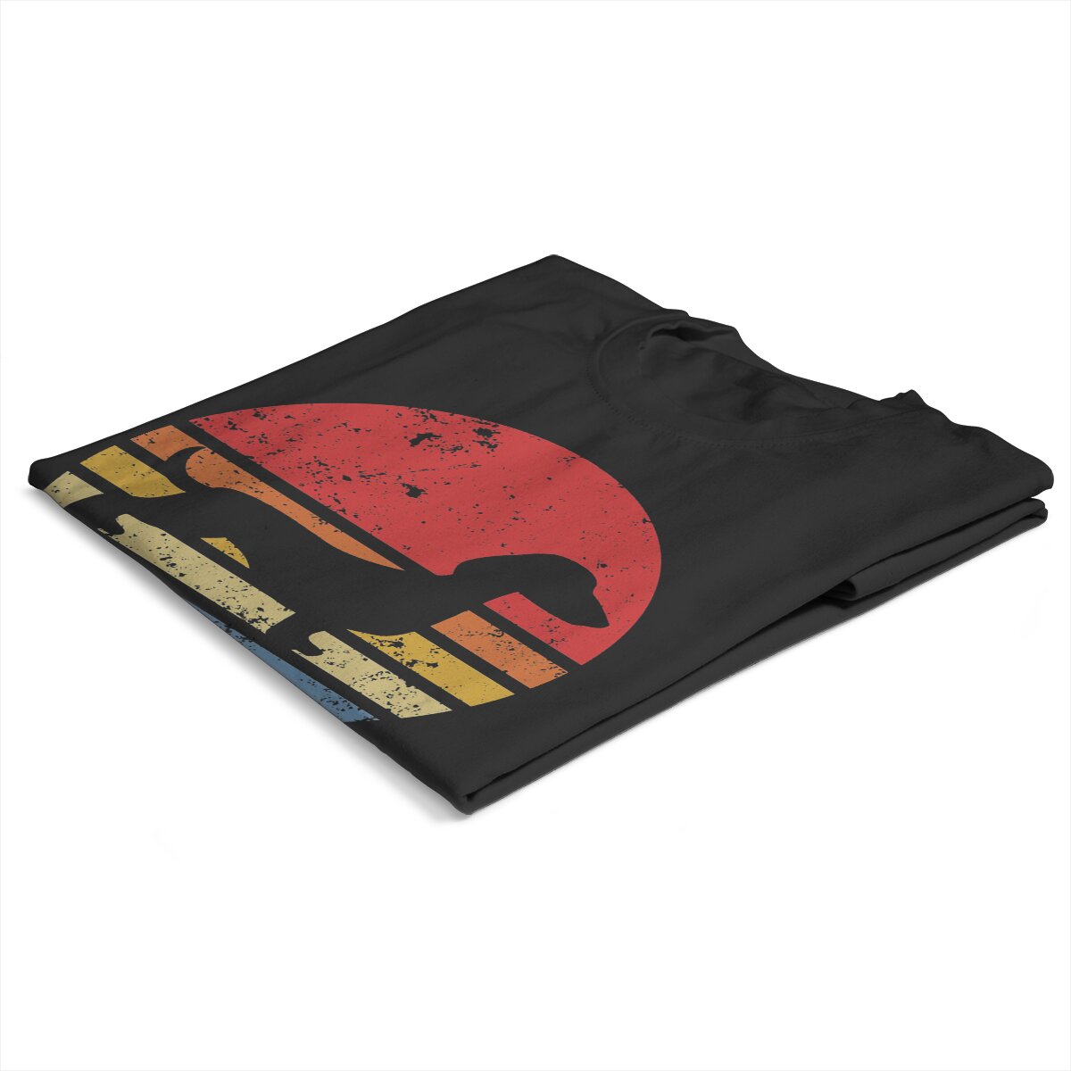 Dachshund Retro Sunset Daschund Unique Polyester TShirt Sausage Dog Comfortable Hip Hop Gift Idea T Shirt Short Sleeve