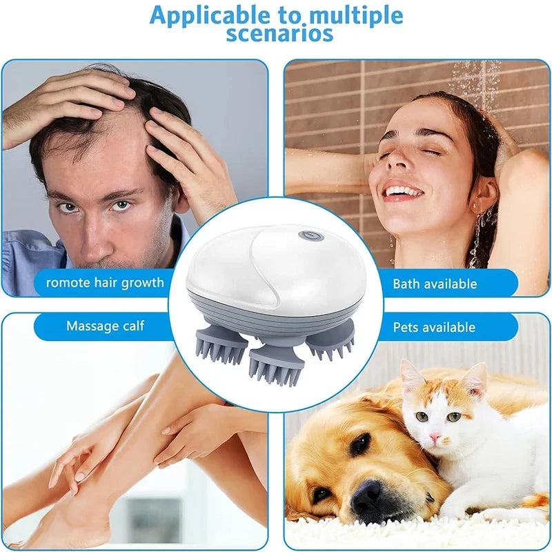 Electric Scalp Massager Device
