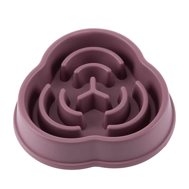 Anti-Choking Slow Feeder Dog Bowl - Non-Slip Plastic Maze Bowl