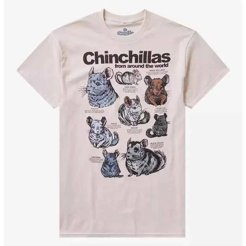 Chinchillas Infographic T Shirt By Goodie Two Sleeves 2025 Size S To 5 Xl