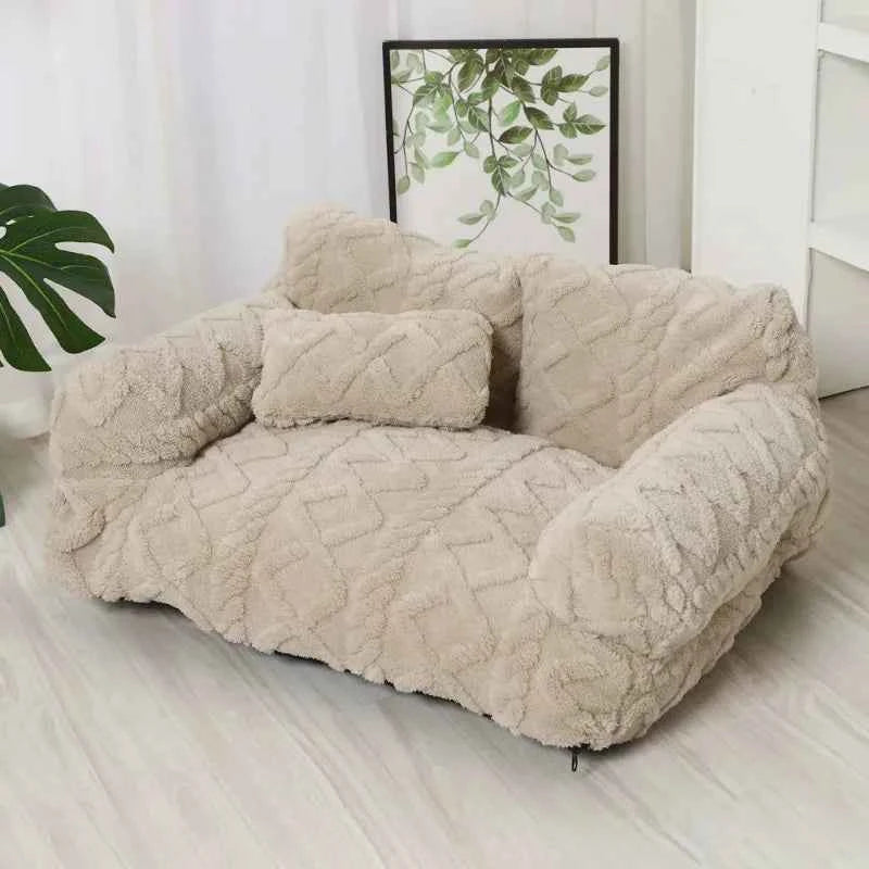 PawRelax™ Plush Bed 🐾 — Soft, Secure & Anxiety-Reducing