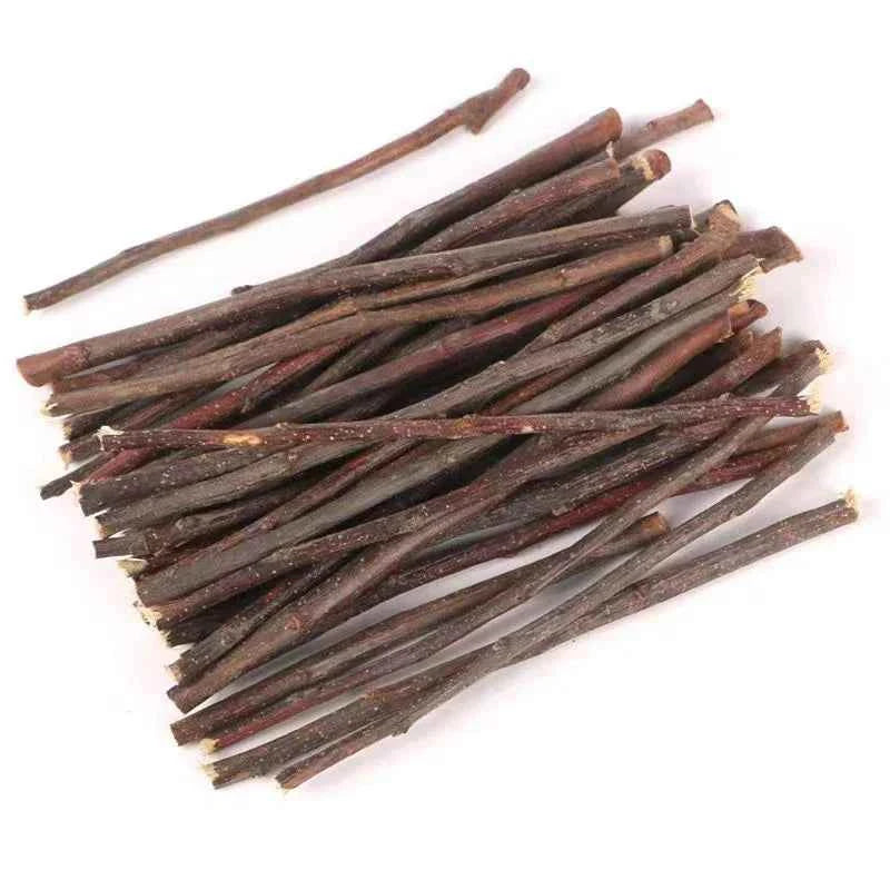 20/40/80/100pcs Hamster Rabbit Teeth Grinding Apple Tree Stick Minerals Molar Stone Toys for Chinchilla Hamster Pet accessories