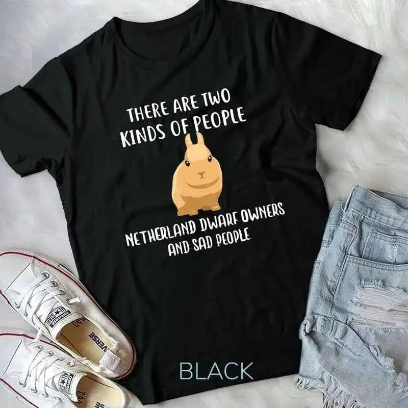 Sad People Netherland Dwarf Owner Shirt Cute Rabbit Unisex T shirt