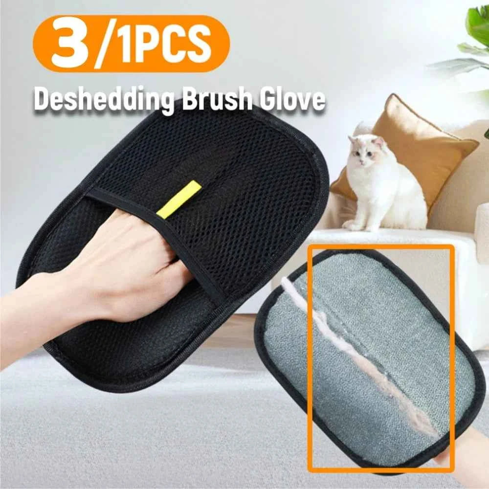 Alloet Double-Sided Pet Hair Remover Mitts for Cats and Dogs