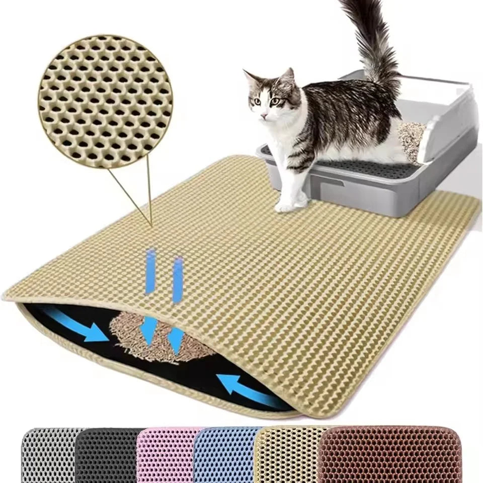 Waterproof Double Layer Cat Litter Mat
