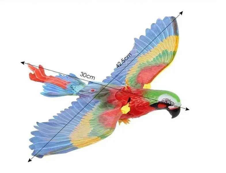 Electric Flying Bird Cat Toy Bird Simulation Interactive Hanging Parrot Eagle Flying Toy For Cats Relieve Boredom Teasing Toys