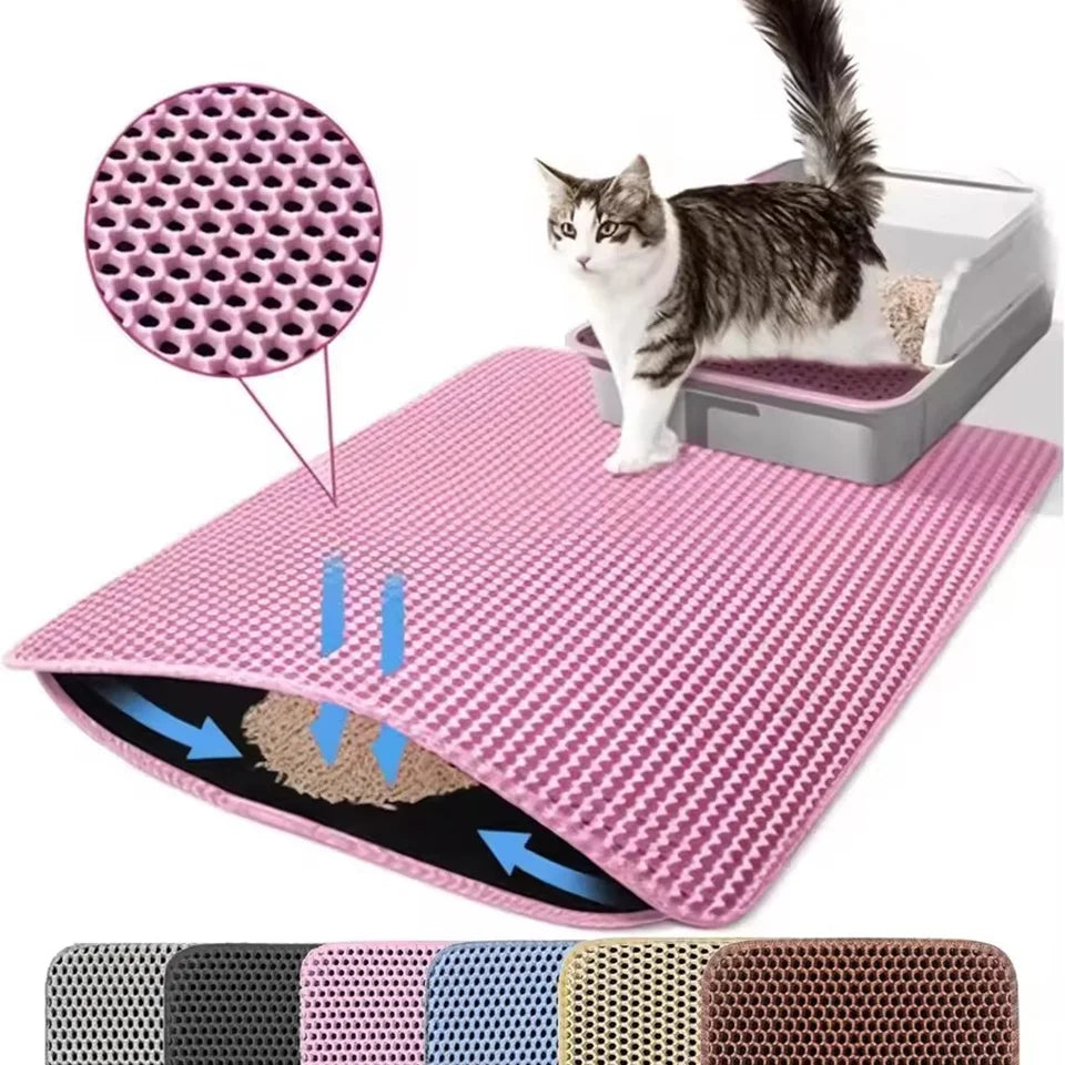 Waterproof Double Layer Cat Litter Mat