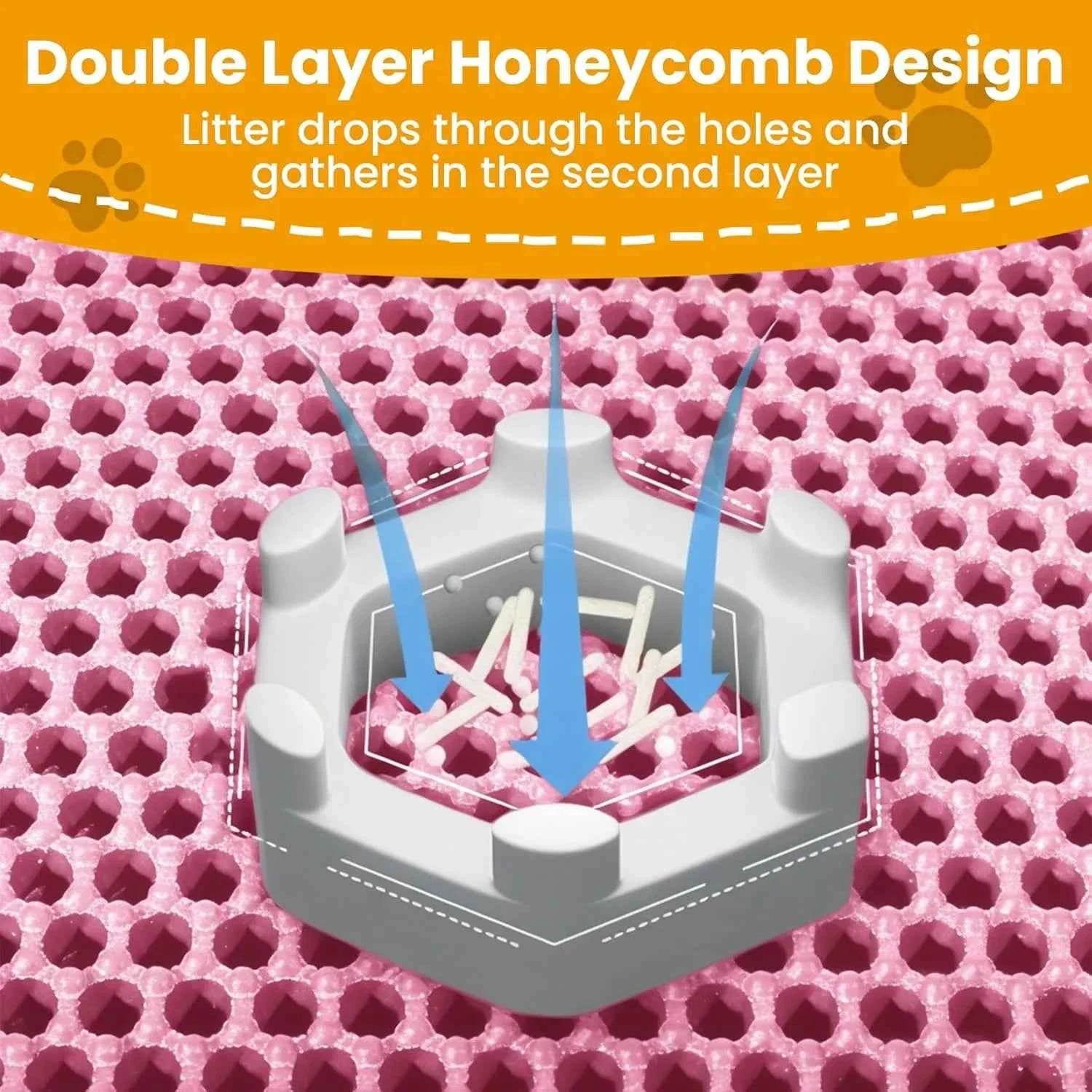 Waterproof Double Layer Cat Litter Mat